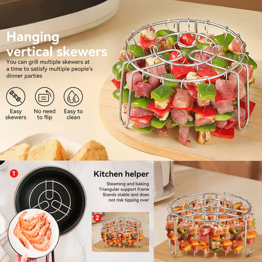 Nyt perfekt sprø og saftige kebaber fra luftfritøren din! 🍢✨