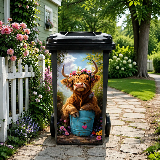 🐮Gjør den stygge søppelkassen din om til søt hagekunst! ✨