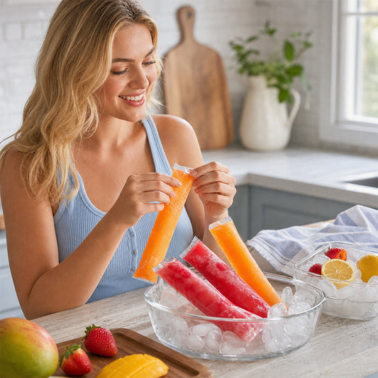 🍦 DIY Glede-Engangs Ispinneposer med Selvtettende Lukking 🧊☀️
