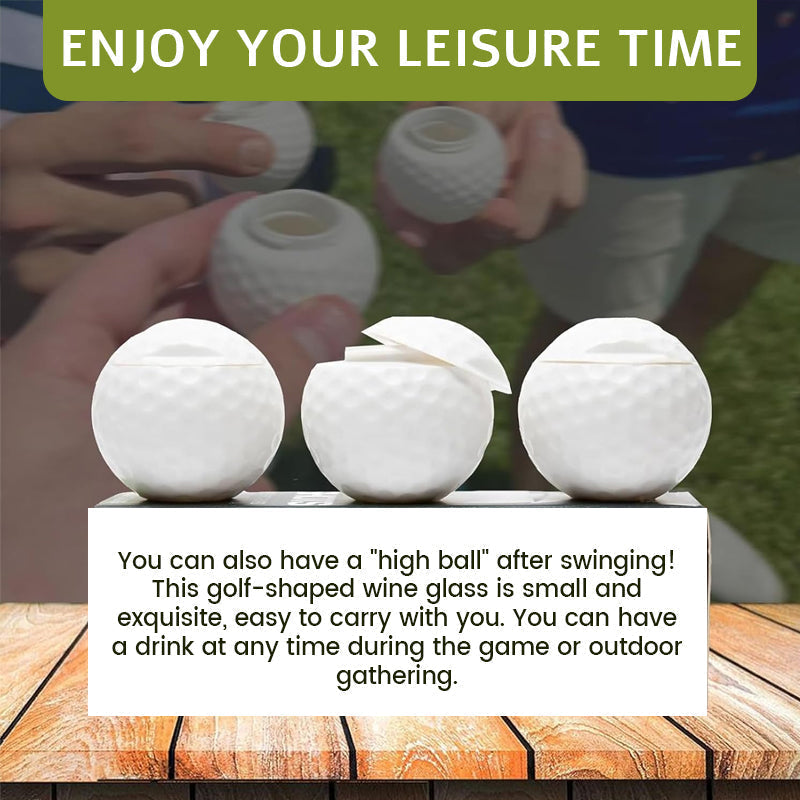 Gjør feiringen ved 19. hull enda bedre med det ultimate golfglasset! 🏌️‍♂️🍷✨