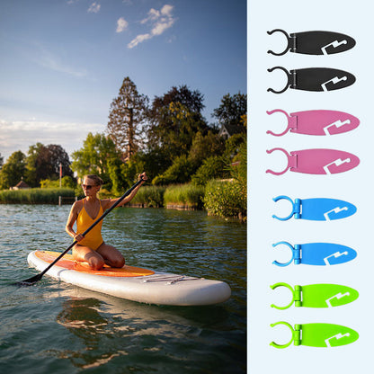 🧘‍♀️ Håndfri padleholder til SUP: Sikker festeklemme til dekkskinnen! 🚣