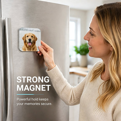 🧲 Gjør-det-selv-sett for kjøleskapsmagneter i gjennomsiktig akryl: Lag dine egne magneter med bilder og kunst! ✨