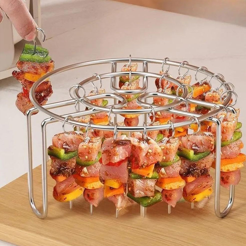Nyt perfekt sprø og saftige kebaber fra luftfritøren din! 🍢✨