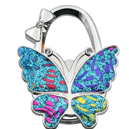 🦋Butterfly sammenleggbar veskekrok – Stil og renslighet for enhver anledning! ✨