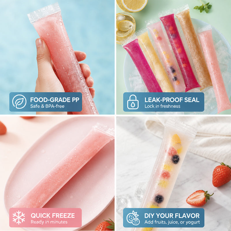 🍦 DIY Glede-Engangs Ispinneposer med Selvtettende Lukking 🧊☀️