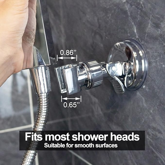 ✨Installer dusjhodet akkurat der du vil ha det, uten å bore! 🚿