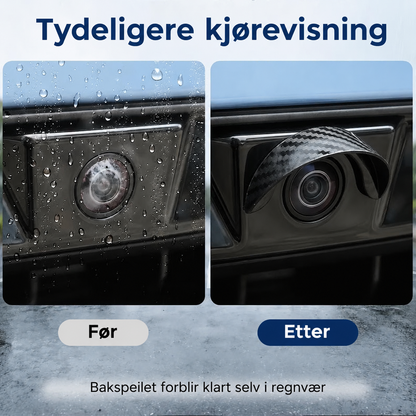 🚗🌧️ Vanntett regnskjerm for ryggekamera — klart syn selv i vått vær