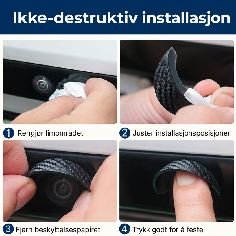 🚗🌧️ Vanntett regnskjerm for ryggekamera — klart syn selv i vått vær