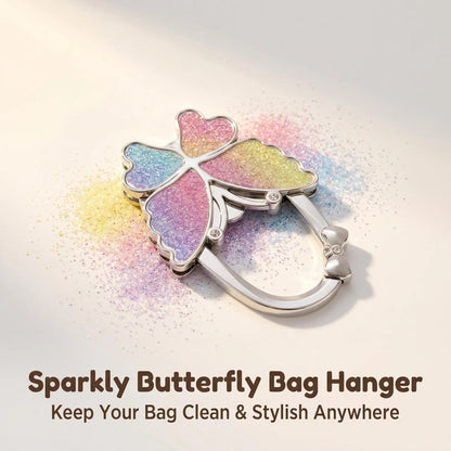 🦋Butterfly sammenleggbar veskekrok – Stil og renslighet for enhver anledning! ✨