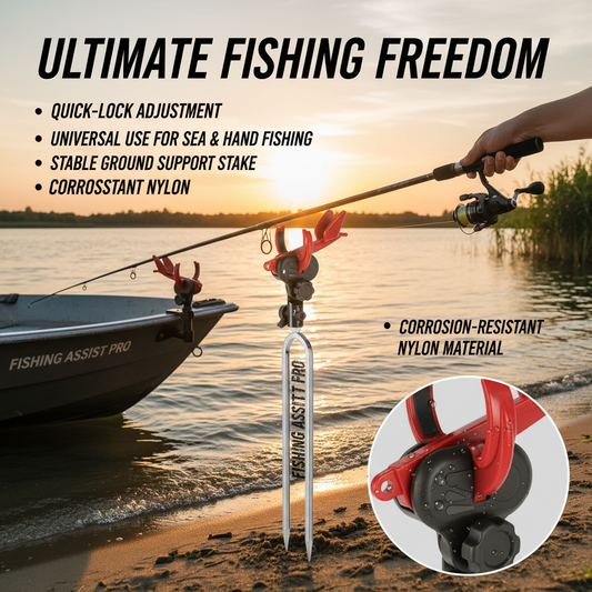 🔧 Ikke mer vingling, ikke mer glidning – stanga holder seg på plass helt til du er klar til å kjempe! 🎣💪
