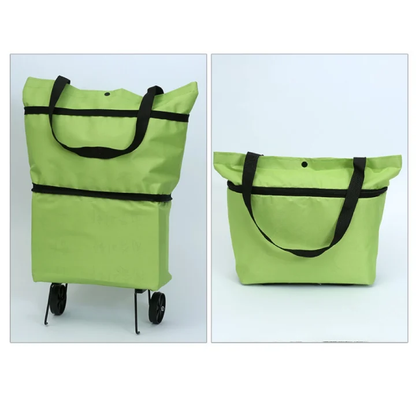 🔥 Tilbud du ikke må gå glipp av: 40 % rabatt på 🧳 2-i-1 sammenleggbar handlepose🛒
