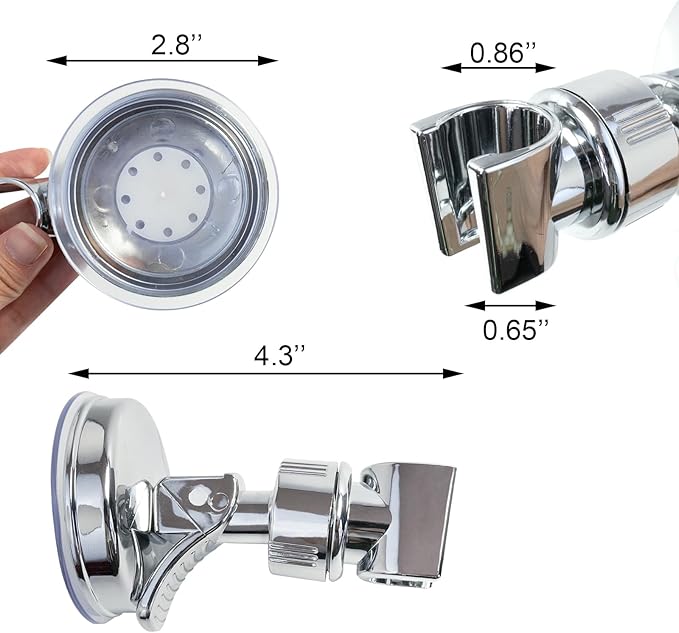✨Installer dusjhodet akkurat der du vil ha det, uten å bore! 🚿