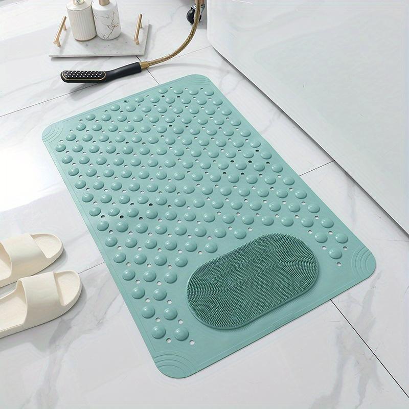 🛁Ekstra stor sklisikker bade- og dusjmatte med dreneringshull ✨
