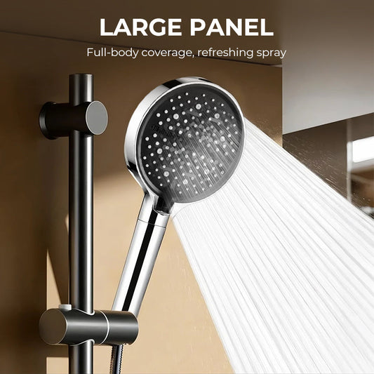 🌧️ Er vanntrykket for lavt? Dette regndusjhodet er løsningen – med åtte justerbare stråleinnstillinger gir det deg et skikkelig kraftig regnskyll! 💪🚿