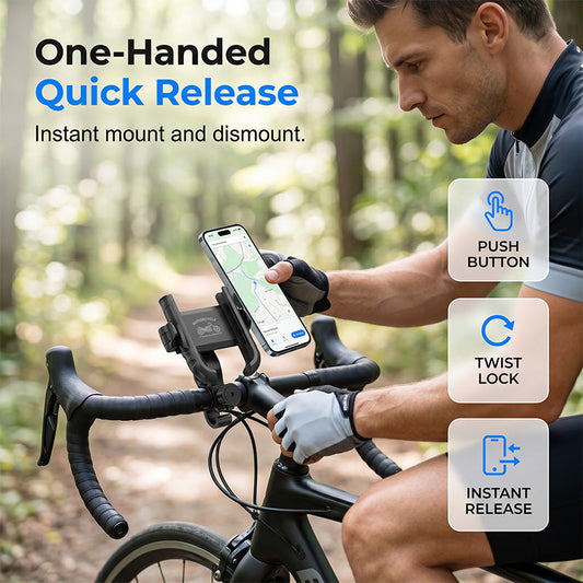 🚴‍♂️Bunnsolid telefonsikkerhet uansett hvor du sykler! 🔒